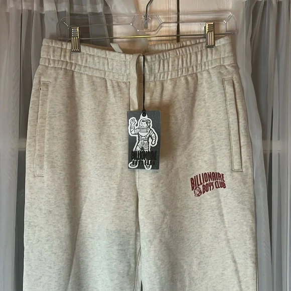 Billionaire Boys Club Men's Arch Logo SweatPant Jogger in Oat Size Medium - Picture 1 of 12